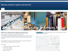 Tablet Screenshot of embroideryengineeringservices.com